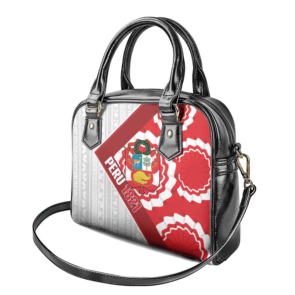 Peru 1821 Proud Shoulder Handbag National Day Peruvian Pattern