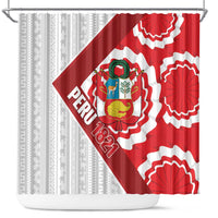 Peru 1821 Proud Shower Curtain National Day Peruvian Pattern