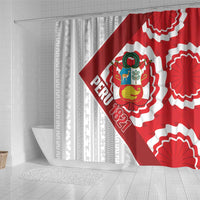 Peru 1821 Proud Shower Curtain National Day Peruvian Pattern