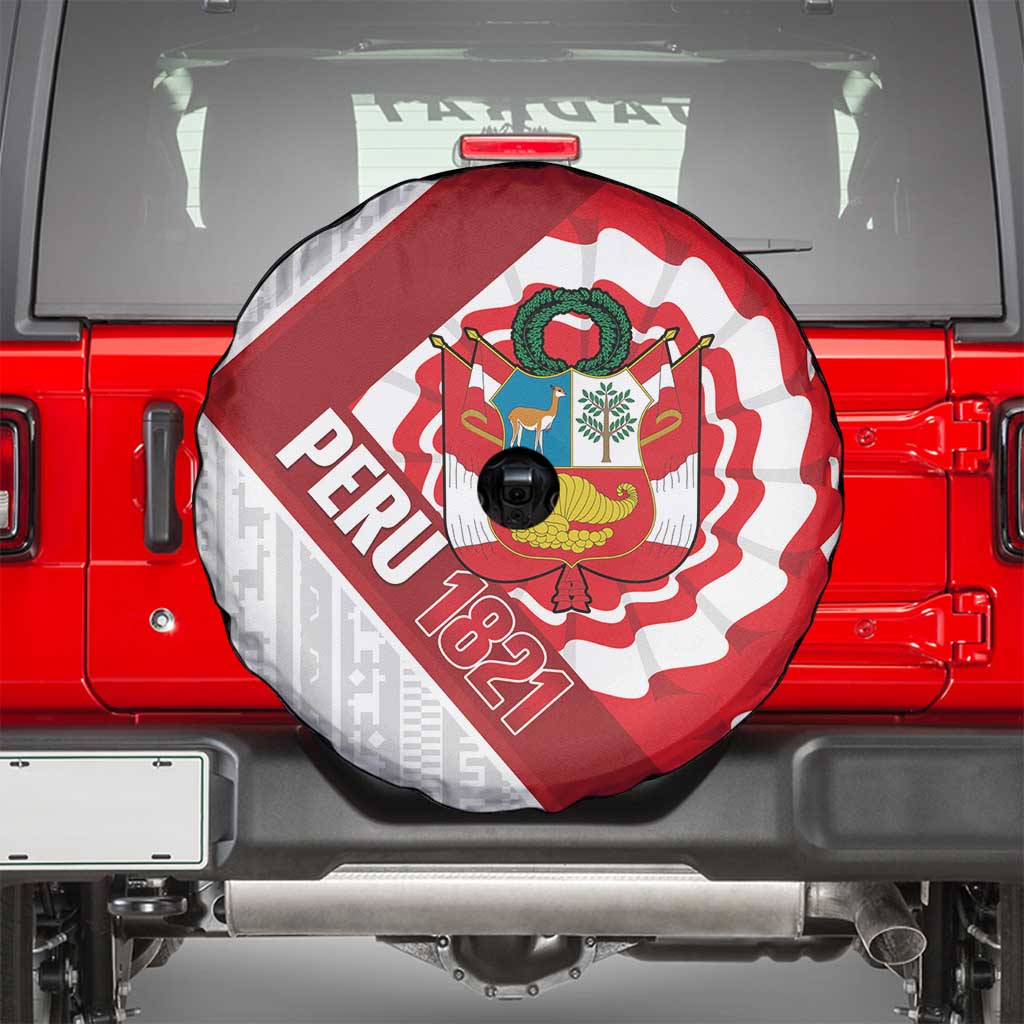 Peru 1821 Proud Spare Tire Cover National Day Peruvian Pattern