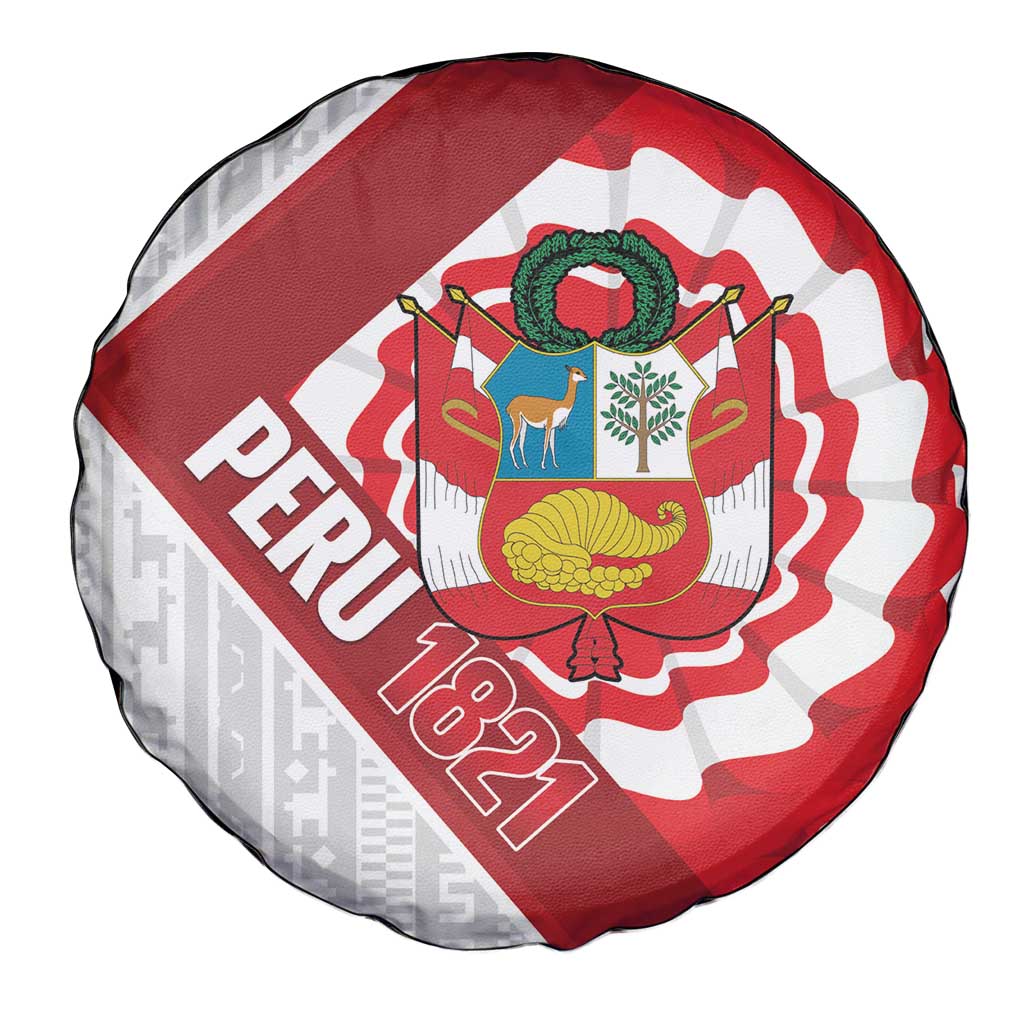Peru 1821 Proud Spare Tire Cover National Day Peruvian Pattern
