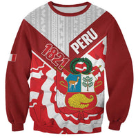 Peru 1821 Proud Sweatshirt National Day Peruvian Pattern