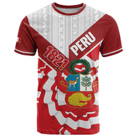 Peru 1821 Proud T Shirt National Day Peruvian Pattern