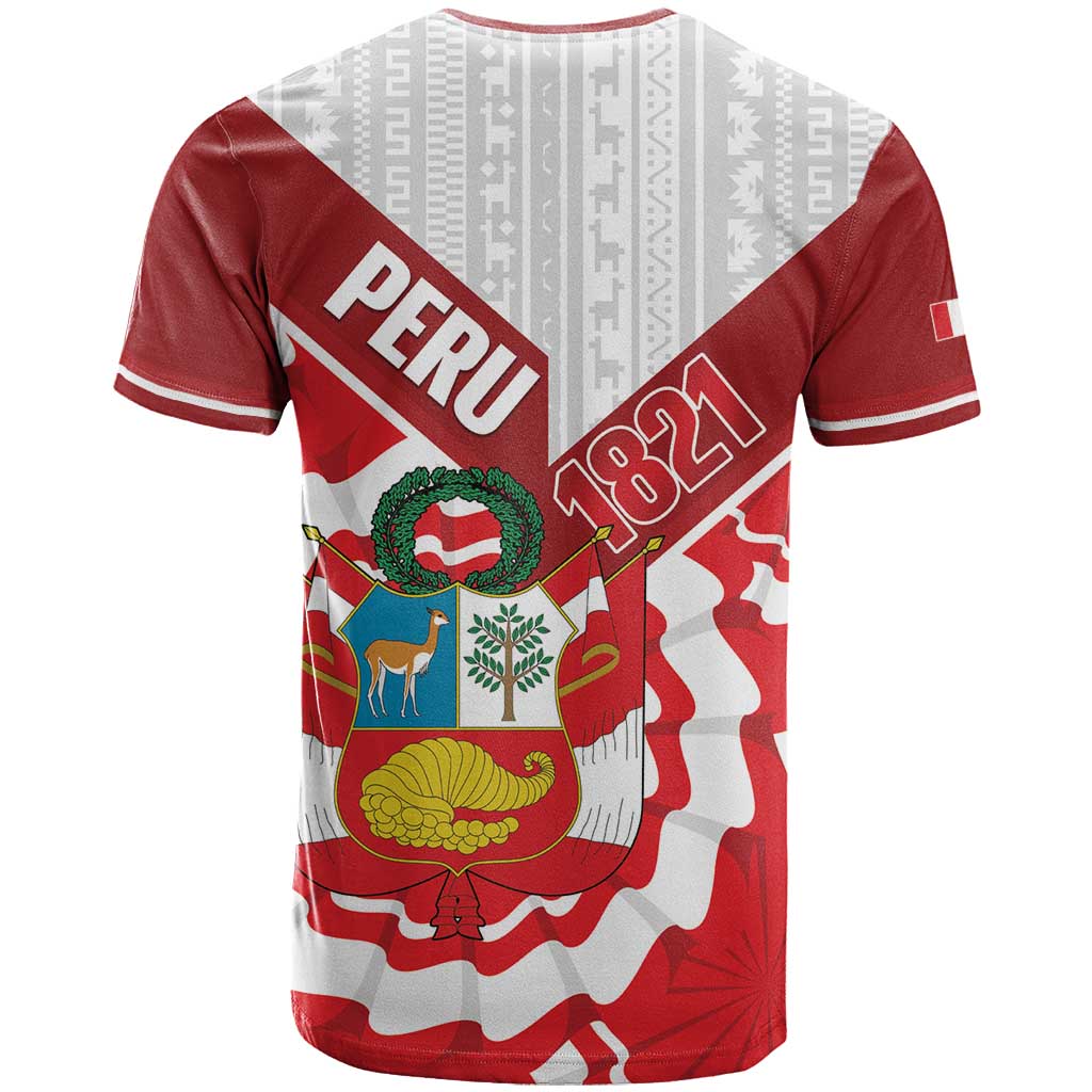 Peru 1821 Proud T Shirt National Day Peruvian Pattern