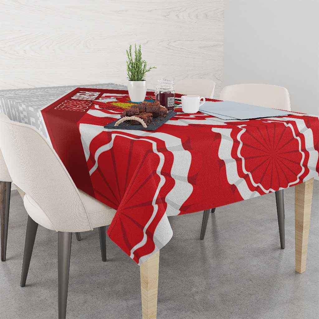Peru 1821 Proud Tablecloth National Day Peruvian Pattern