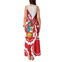 Peru 1821 Proud Tank Maxi Dress National Day Peruvian Pattern
