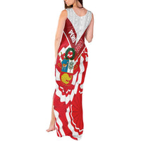 Peru 1821 Proud Tank Maxi Dress National Day Peruvian Pattern