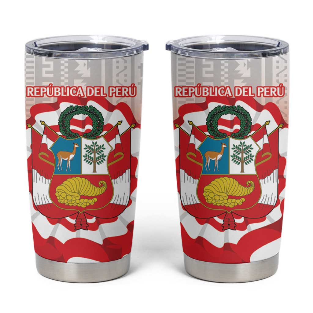 Peru 1821 Proud Tumbler Cup National Day Peruvian Pattern