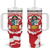 Peru 1821 Proud Tumbler With Handle National Day Peruvian Pattern