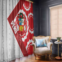 Peru 1821 Proud Window Curtain National Day Peruvian Pattern