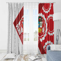 Peru 1821 Proud Window Curtain National Day Peruvian Pattern