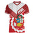 Peru 1821 Proud Women V-Neck T-Shirt National Day Peruvian Pattern