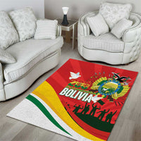Bolivia Independence Day Area Rug 200 Anos Dia de la Independencia