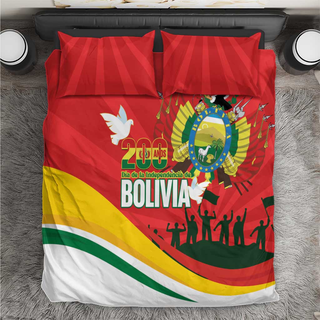 Bolivia Independence Day Bedding Set 200 Anos Dia de la Independencia