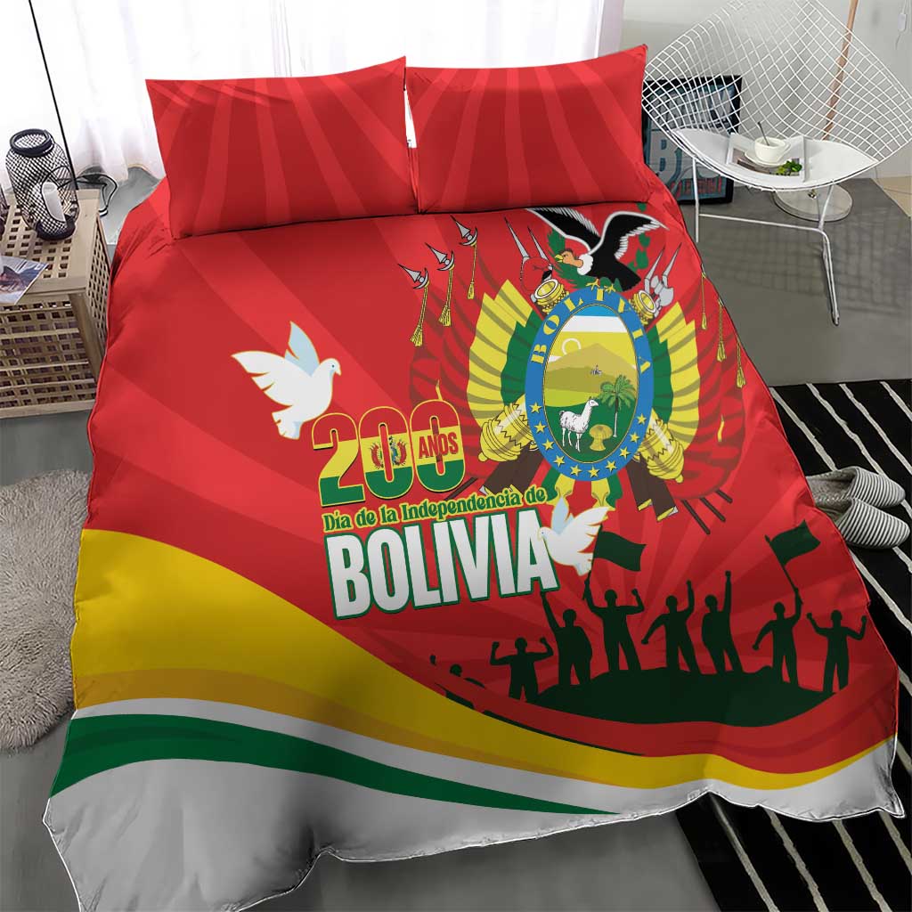 Bolivia Independence Day Bedding Set 200 Anos Dia de la Independencia
