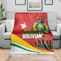 Bolivia Independence Day Blanket 200 Anos Dia de la Independencia
