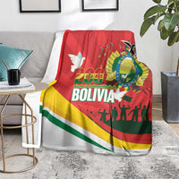 Bolivia Independence Day Blanket 200 Anos Dia de la Independencia