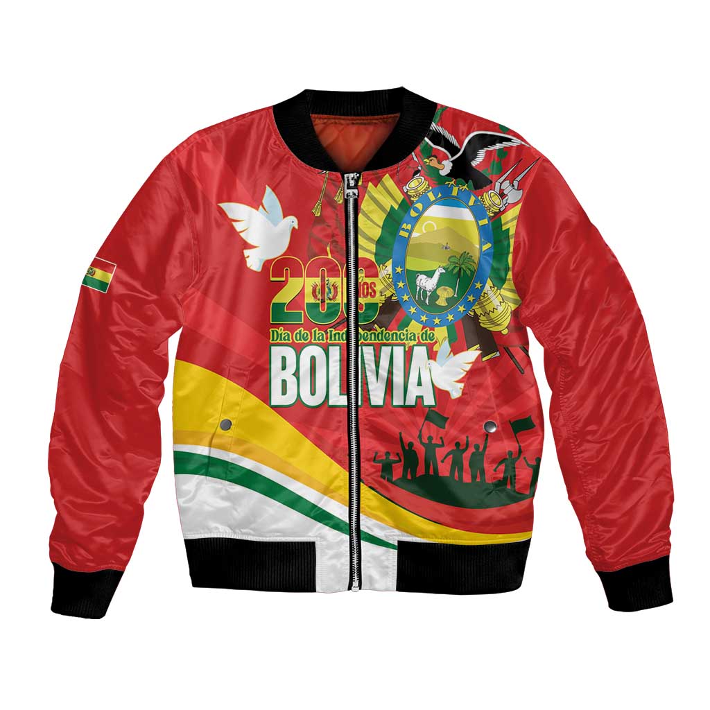 Bolivia Independence Day Bomber Jacket 200 Anos Dia de la Independencia