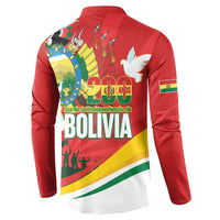 Bolivia Independence Day Button Sweatshirt 200 Anos Dia de la Independencia