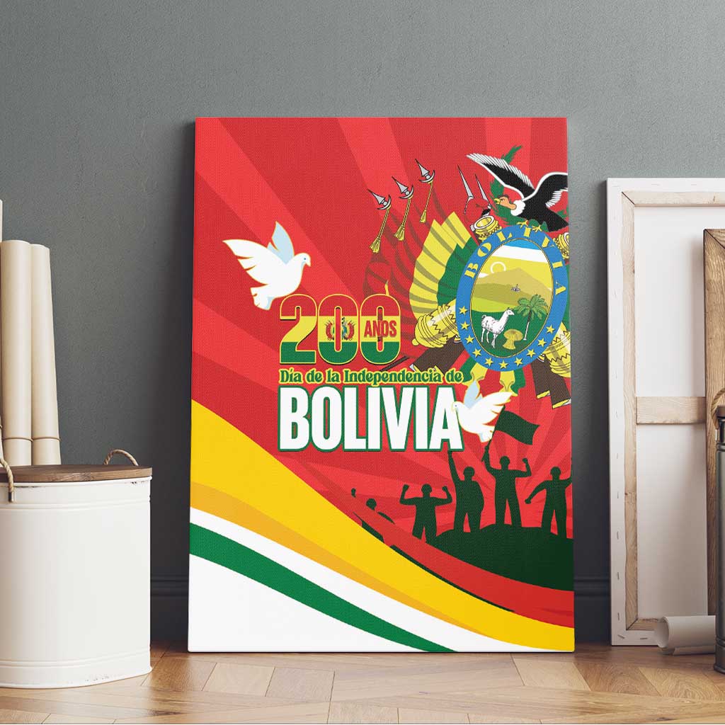 Bolivia Independence Day Canvas Wall Art 200 Anos Dia de la Independencia