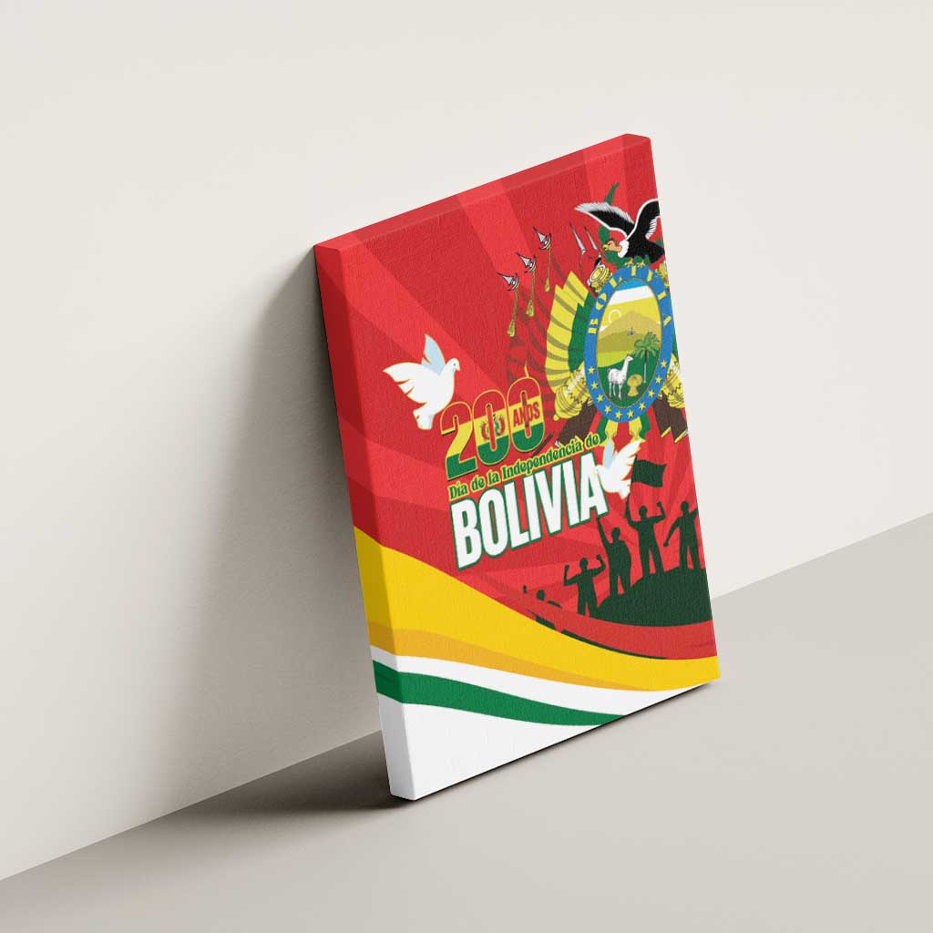 Bolivia Independence Day Canvas Wall Art 200 Anos Dia de la Independencia