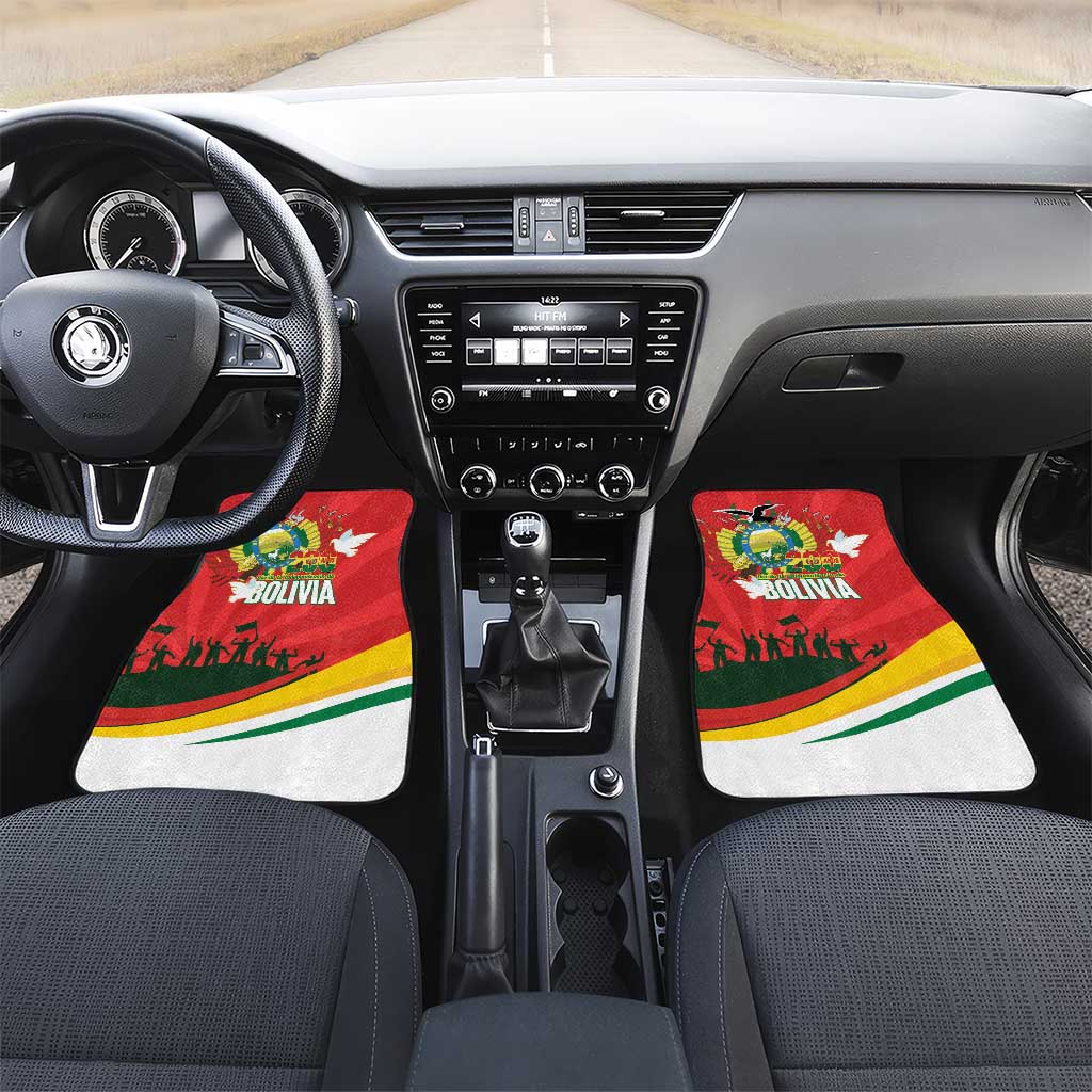 Bolivia Independence Day Car Mats 200 Anos Dia de la Independencia