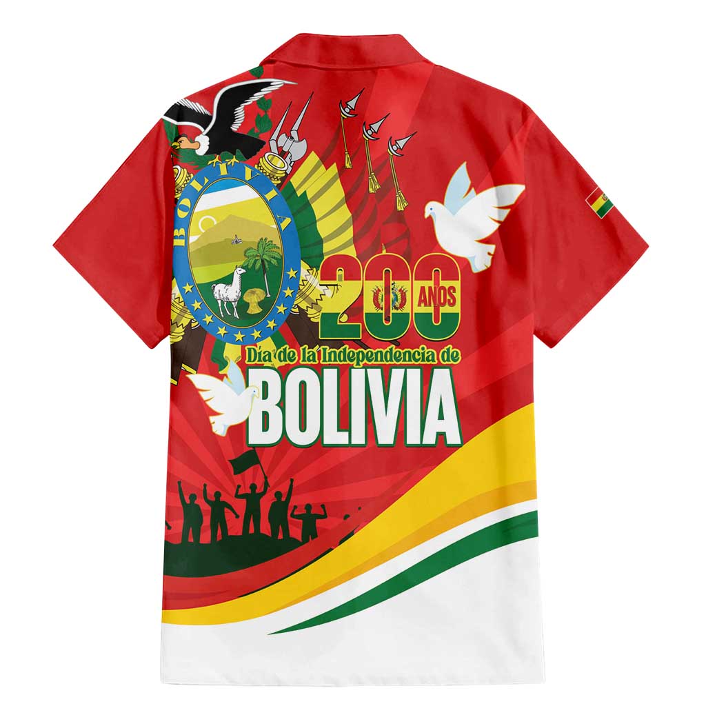 Bolivia Independence Day Family Matching Mermaid Dress and Hawaiian Shirt 200 Anos Dia de la Independencia