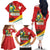 Bolivia Independence Day Family Matching Off The Shoulder Long Sleeve Dress and Hawaiian Shirt 200 Anos Dia de la Independencia