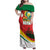 Bolivia Independence Day Family Matching Off Shoulder Maxi Dress and Hawaiian Shirt 200 Anos Dia de la Independencia