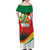 Bolivia Independence Day Family Matching Off Shoulder Maxi Dress and Hawaiian Shirt 200 Anos Dia de la Independencia