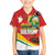 Bolivia Independence Day Family Matching Off Shoulder Short Dress and Hawaiian Shirt 200 Anos Dia de la Independencia