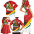 Bolivia Independence Day Family Matching Short Sleeve Bodycon Dress and Hawaiian Shirt 200 Anos Dia de la Independencia