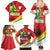 Bolivia Independence Day Family Matching Summer Maxi Dress and Hawaiian Shirt 200 Anos Dia de la Independencia