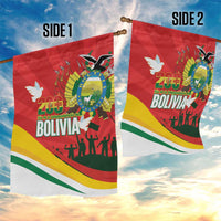 Bolivia Independence Day Garden Flag 200 Anos Dia de la Independencia