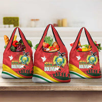 Bolivia Independence Day Grocery Bag 200 Anos Dia de la Independencia