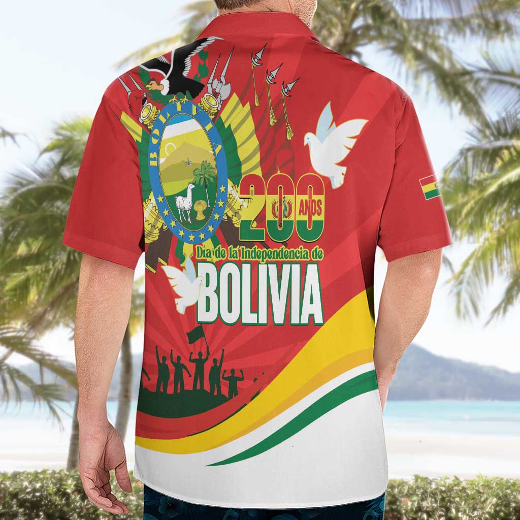 Bolivia Independence Day Hawaiian Shirt 200 Anos Dia de la Independencia
