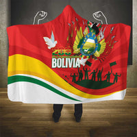 Bolivia Independence Day Hooded Blanket 200 Anos Dia de la Independencia