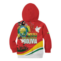 Bolivia Independence Day Kid Hoodie 200 Anos Dia de la Independencia