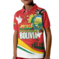 Bolivia Independence Day Kid Polo Shirt 200 Anos Dia de la Independencia