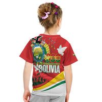 Bolivia Independence Day Kid T Shirt 200 Anos Dia de la Independencia