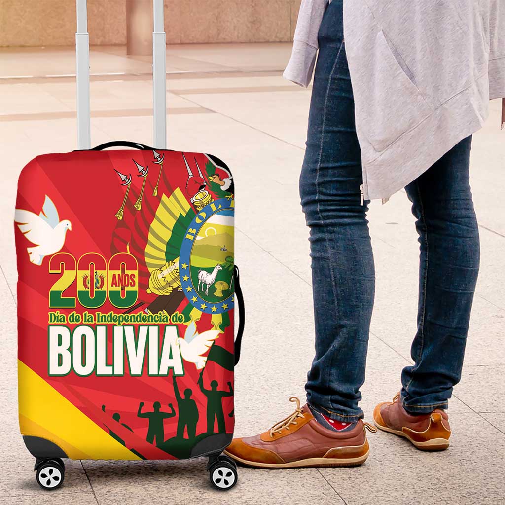 Bolivia Independence Day Luggage Cover 200 Anos Dia de la Independencia