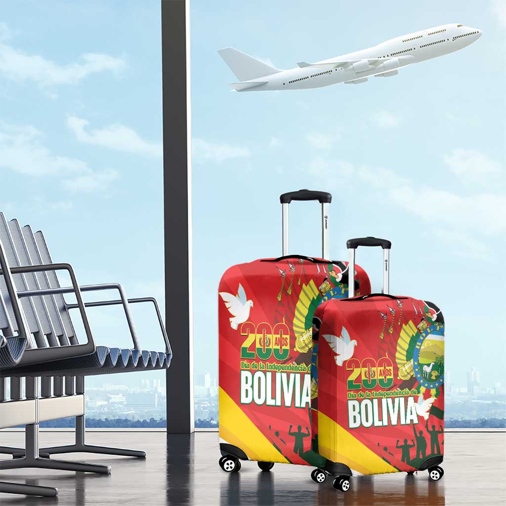 Bolivia Independence Day Luggage Cover 200 Anos Dia de la Independencia