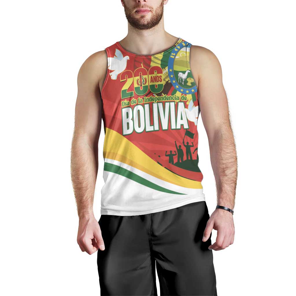 Bolivia Independence Day Men Tank Top 200 Anos Dia de la Independencia