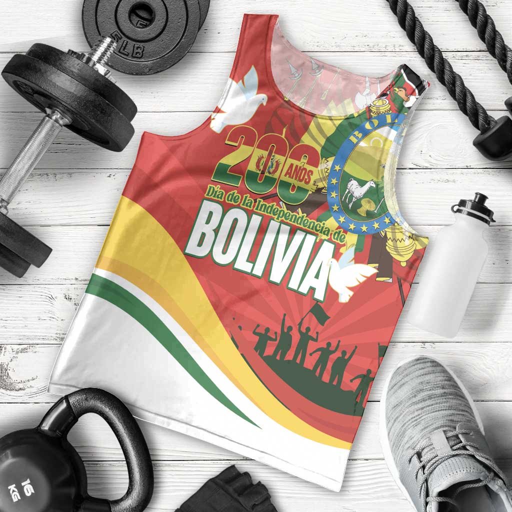 Bolivia Independence Day Men Tank Top 200 Anos Dia de la Independencia