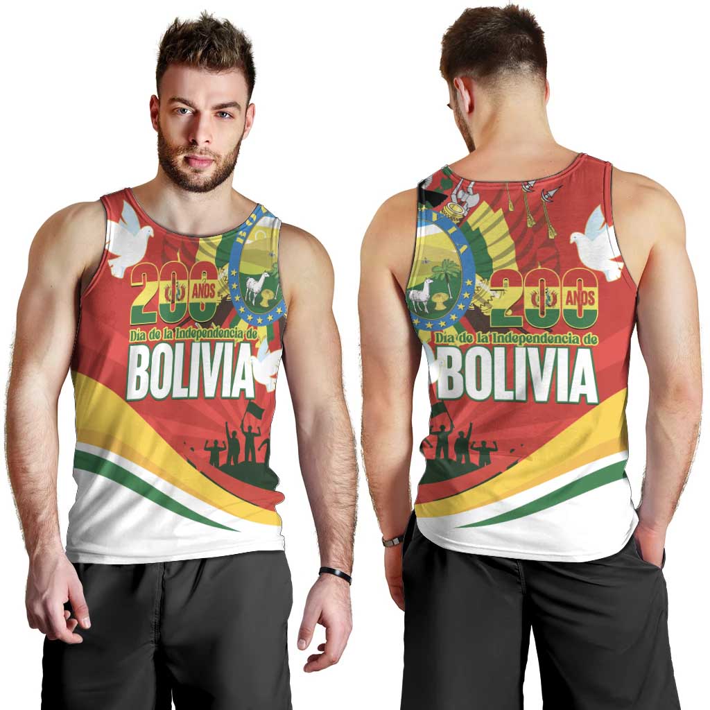 Bolivia Independence Day Men Tank Top 200 Anos Dia de la Independencia