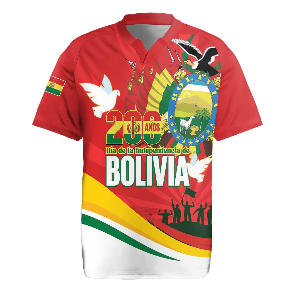Bolivia Independence Day Rugby Jersey 200 Anos Dia de la Independencia