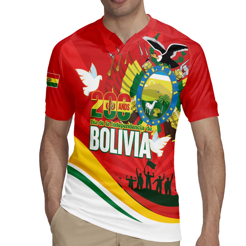 Bolivia Independence Day Rugby Jersey 200 Anos Dia de la Independencia