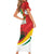 Bolivia Independence Day Short Sleeve Bodycon Dress 200 Anos Dia de la Independencia