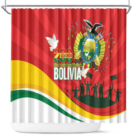 Bolivia Independence Day Shower Curtain 200 Anos Dia de la Independencia