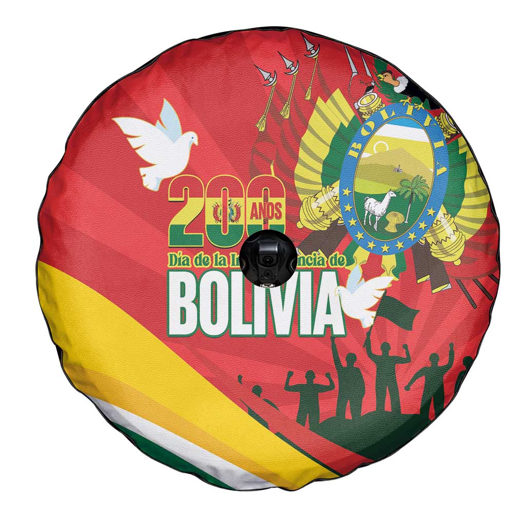 Bolivia Independence Day Spare Tire Cover 200 Anos Dia de la Independencia